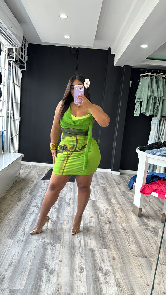 ‘LAYLA TROPICAL DRESS’