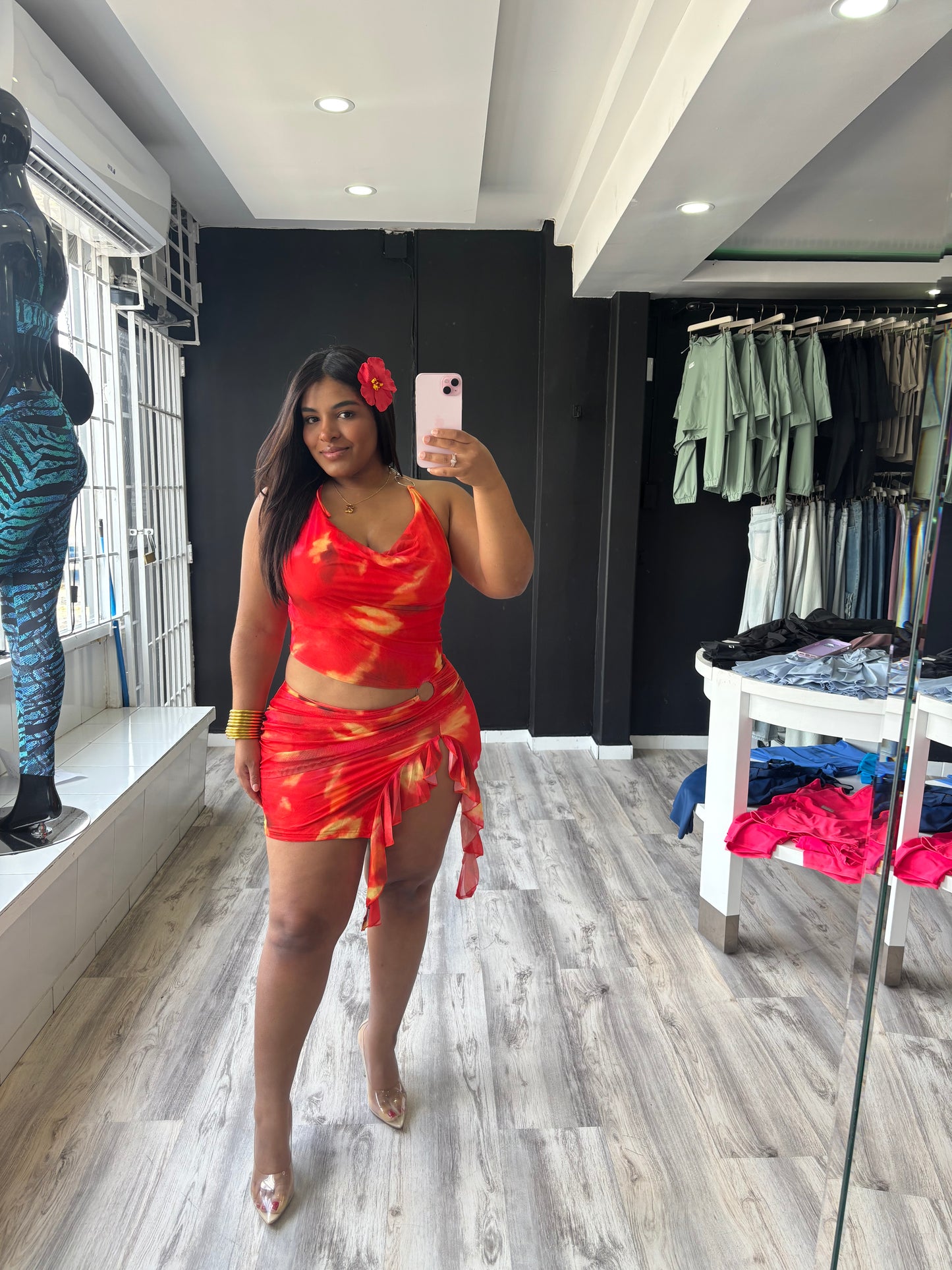 ‘DÉBORA TROPICAL DRESS’