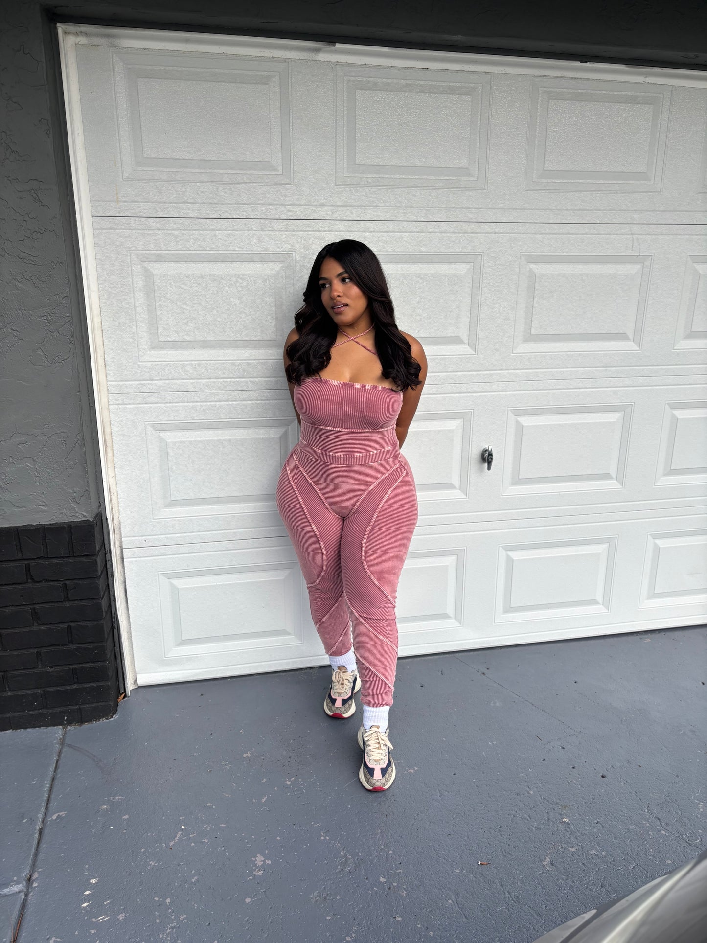 RASPBERRY JUMPSUIT