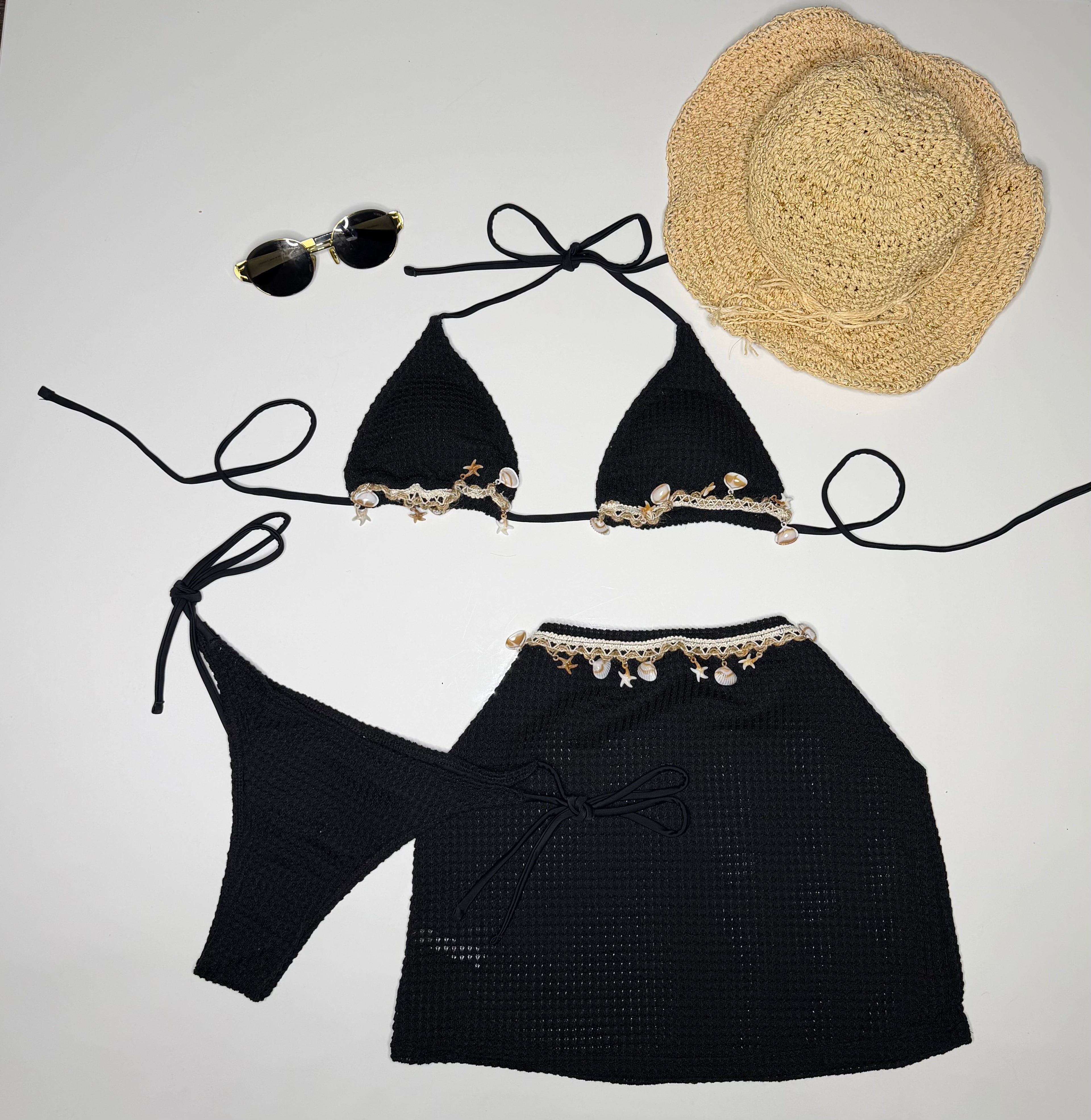 Coral Tropical 3 Piece Set