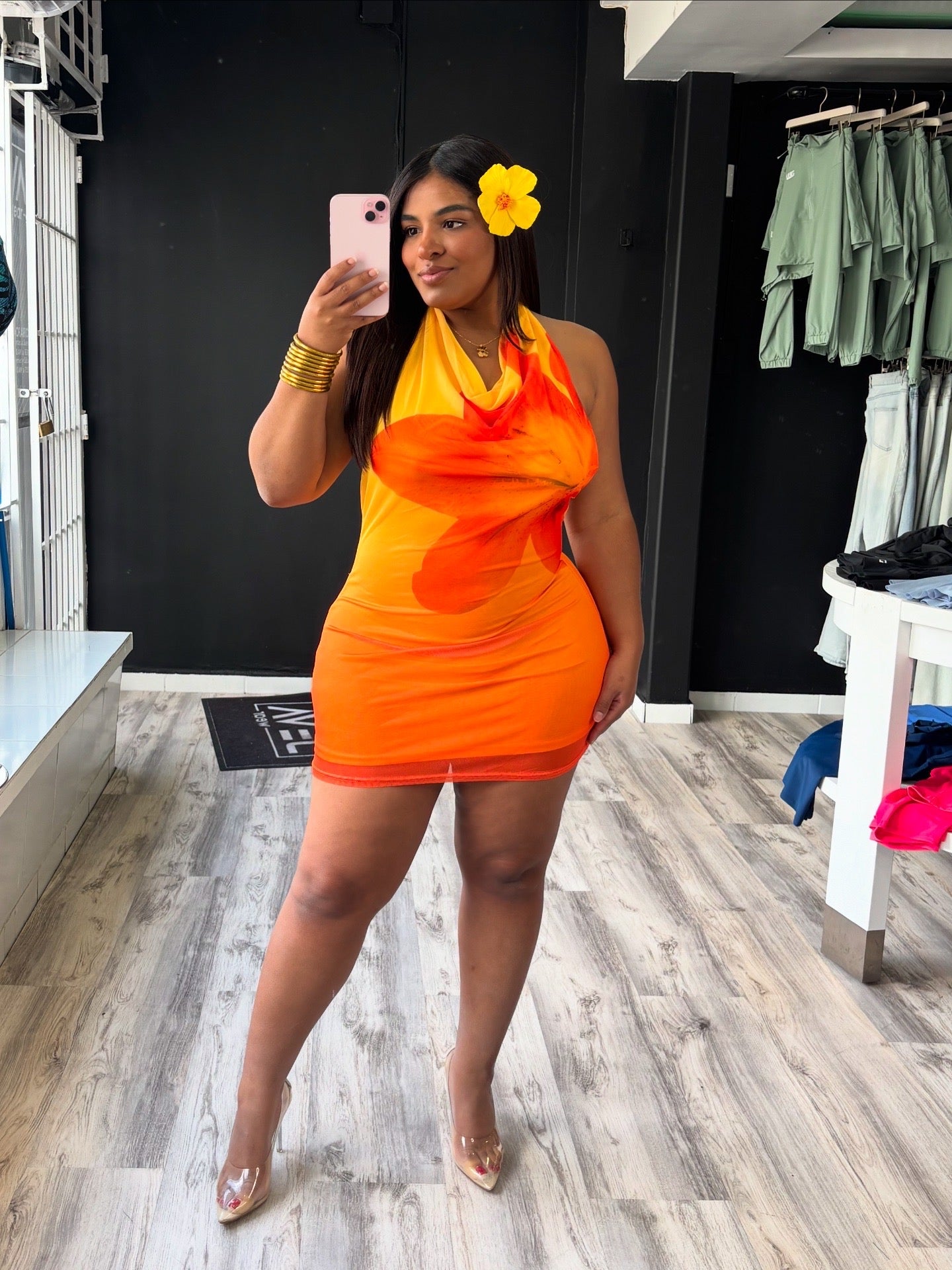 ‘SHAY TROPICAL DRESS’