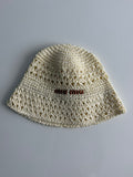 miu miu woven hat