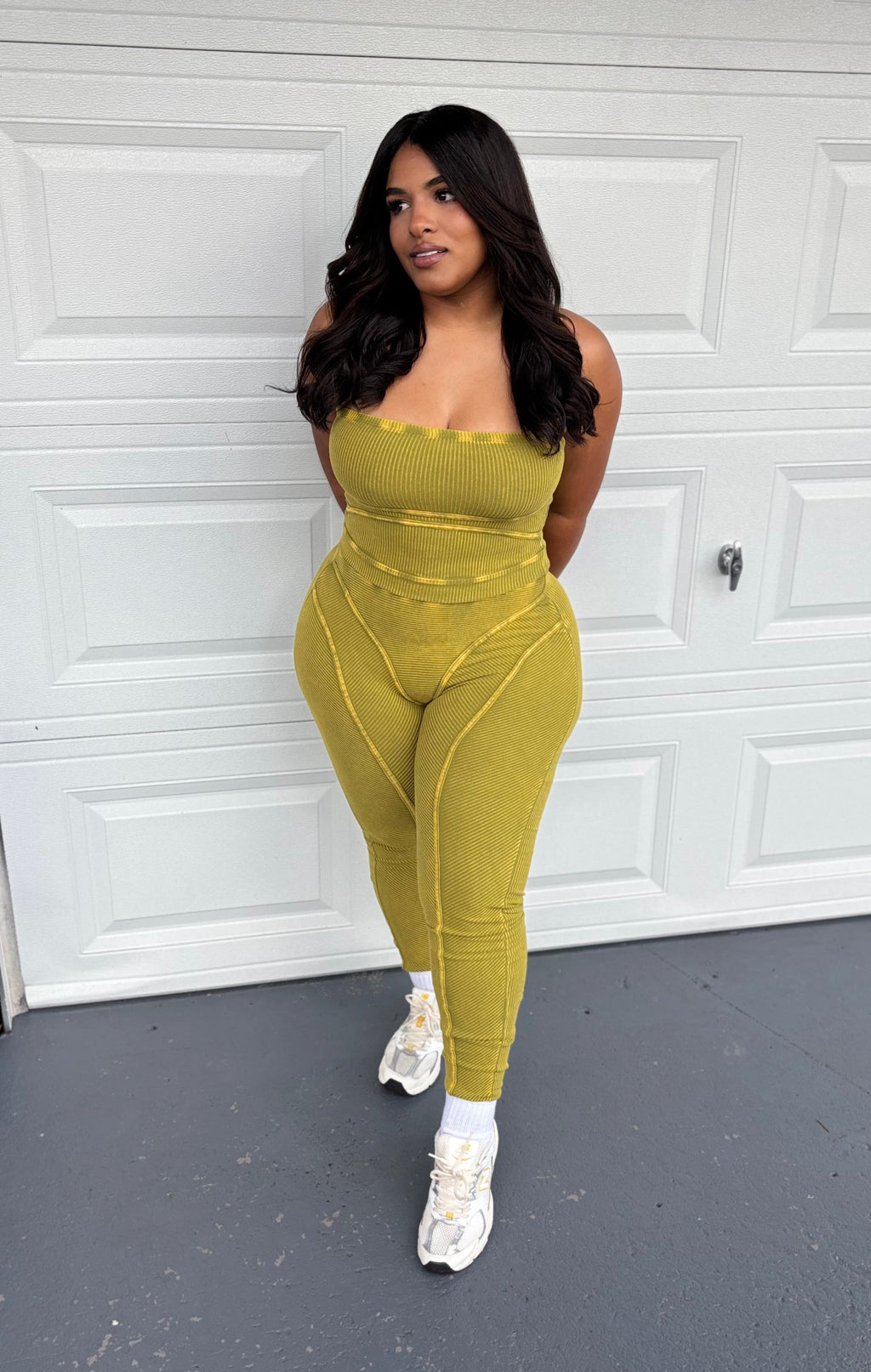 OLIVE YELLOW JUMPSUIT