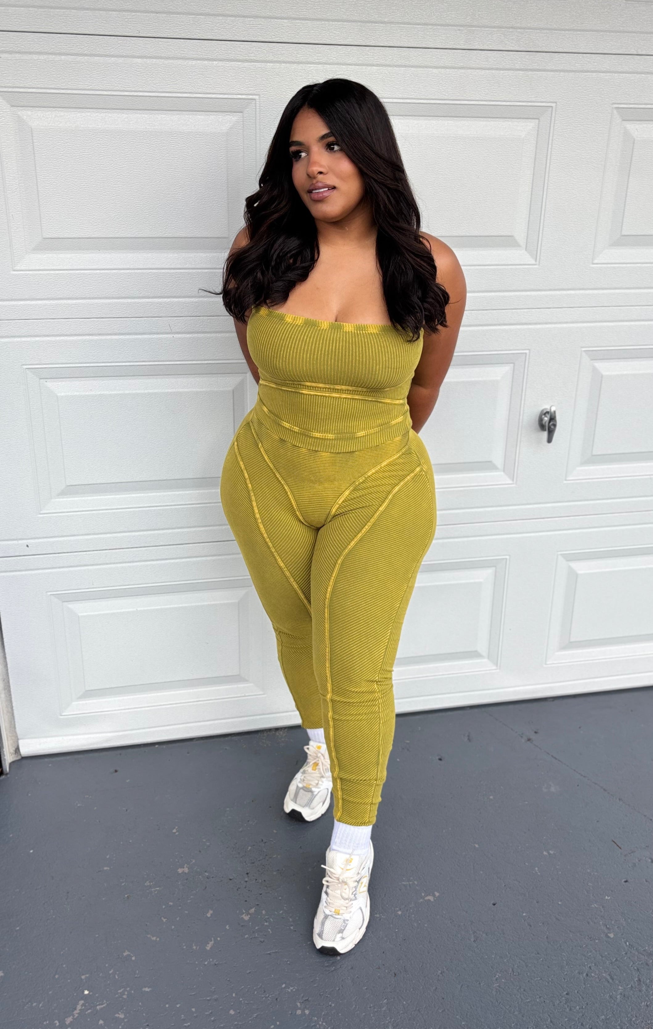 OLIVE YELLOW JUMPSUIT
