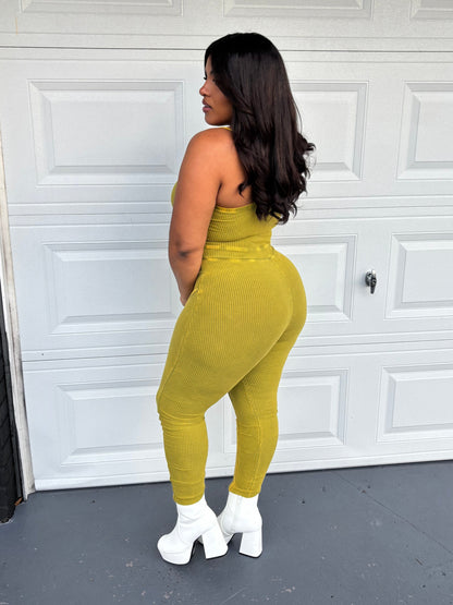 OLIVE YELLOW JUMPSUIT